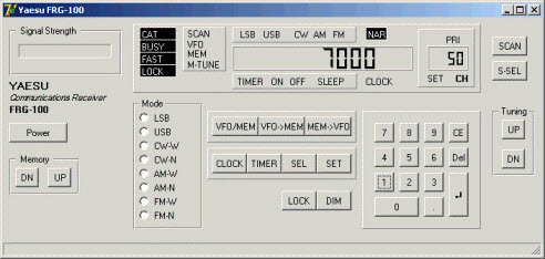 Virtual FRG-100 Panel
