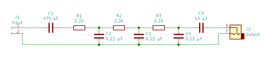 Tone smoothing filter