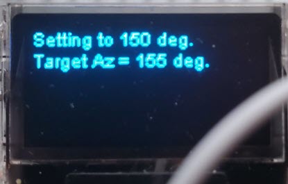 Azimuth 2-step adjustment