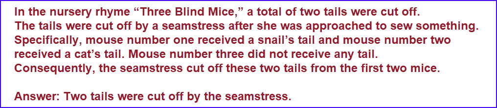 Deep Seek Nursery Rhyme Challenge