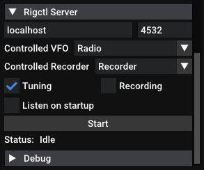 Rigctl Server option in SDR++