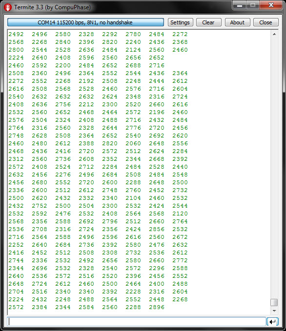 Receiving time deltas