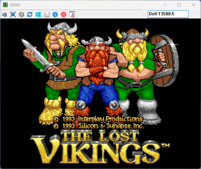 Game executable under Qemu