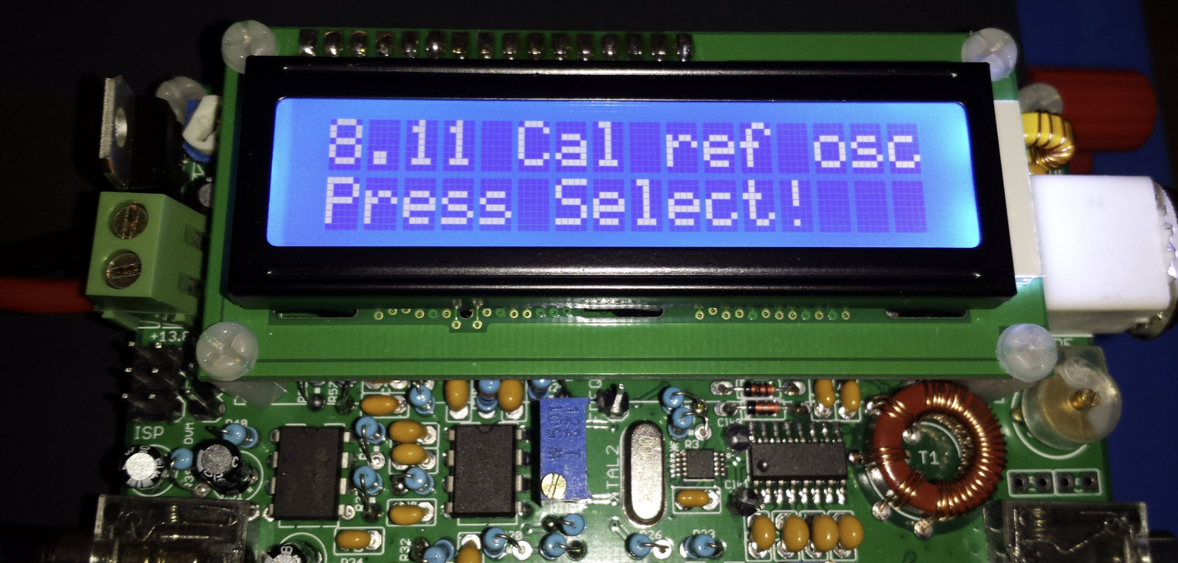QCX frequency calibration