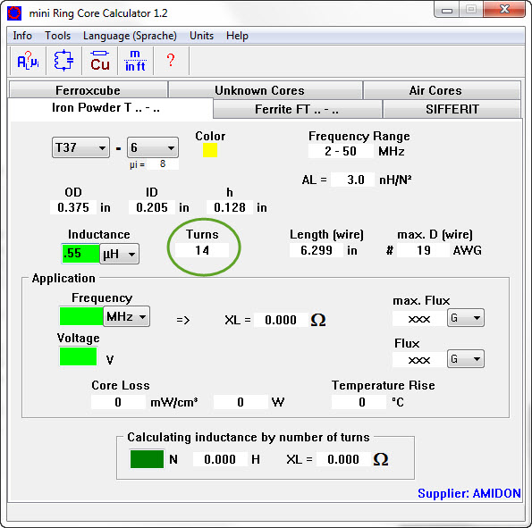 Calculating Number of Turns