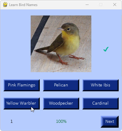 Selecting the correct response